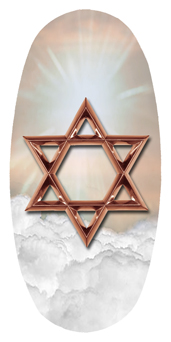 DASOV 120 BZ CP Star of David Bronze Copper